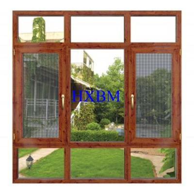 China German Style Timber Doors And Windows , 68mm Frame Wood Casement Windows Good heat insulation for sale