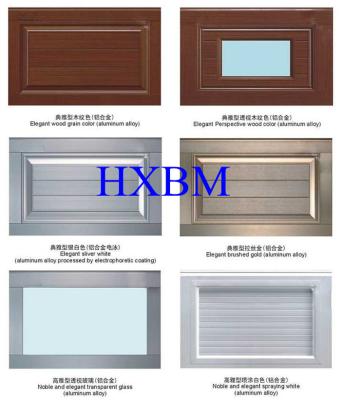 China Residential Horizontal Aluminium Garage Doors With Automatic Safety Protection Device for sale