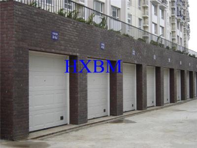 China White color Exterior Folding Aluminium Garage Doors Sound Insulation And Heat Insulation for sale