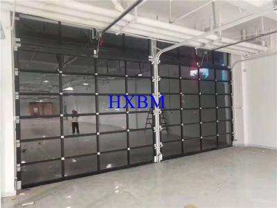 China 50mm Thickeness 600N Motor Aluminium Garage Doors Remote Control for sale