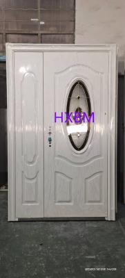 China EPDM Gasket 100mm Leaf Main Entry Security Doors Electrophoretic for sale