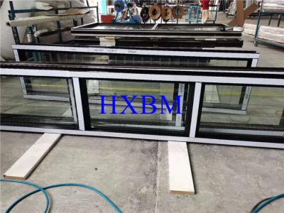 China ISO9001 2.0mm Aluminium Frame Glass Window Weatherproof 9A PVDF for sale