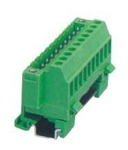 China Din Rail Pluggable Terminal Block socket with 5.08mm Pin Spacing socket arrage:24-12 AWG for sale