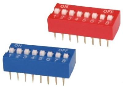 China DIP Switch Contact DSC-001  Pin pitch: 2.54mm*7.62mm for sale