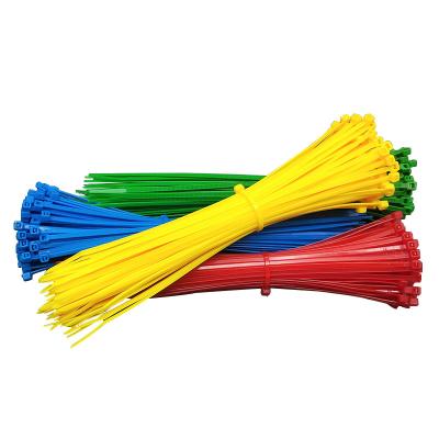 China 2.5mm x 150mm Colorful Plastic Nylon Self-locking Packaging Cable Wire Zip Ties for sale