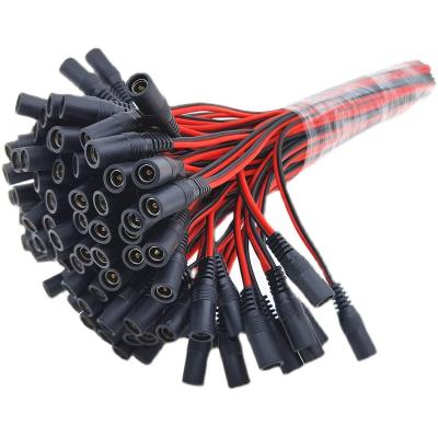 China 5.5m m x 2.1m m hembra del cable de extensión de la coleta de la corriente continua de 10 pulgadas (los 30cm) en venta