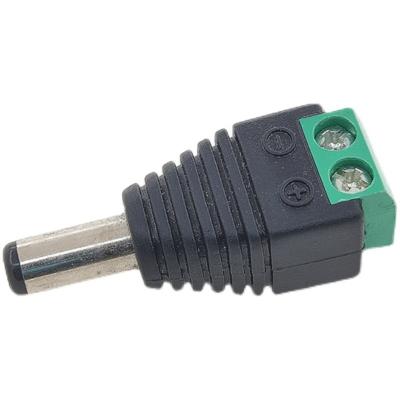 China 5.5mm x 2.1mm Male Jack DC Power Adapter for CCTV Camera LED Strip Lights for sale