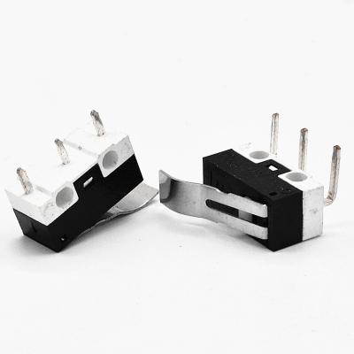 China microswitch Bend foot touch switch Bend handle limit switch High sensitivity 3 pin for sale