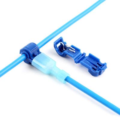 China T-Type connector Quick Connecting Electrical Terminal Scotch Lock Quick Splice Wire Connector for sale