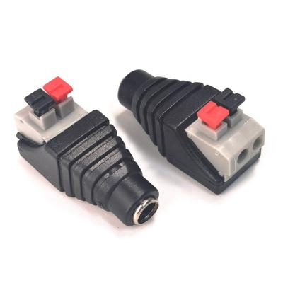 Chine 2.1mm x 5.5mm DC female terminal block with push down connection à vendre