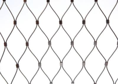 China Ferrule Type Flexible Stainless Steel Wire Rope Mesh for sale