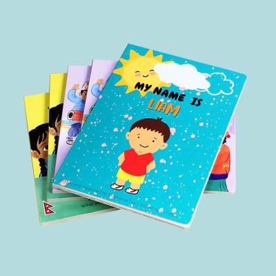 China Laminación de encargo de Matt del servicio de impresión del libro del tablero de la foto de los niños en venta