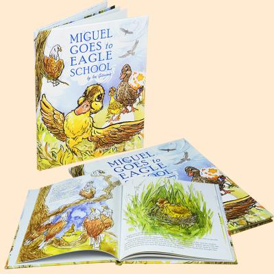 China A4 livros ingleses personalizados da história das crianças da cor completa da capa dura 40pages que imprimem para a leitura pré-escolar à venda