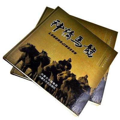 China Glossy C2S Fine Art Paper Hardcover Book Printing Spot UV Finishing Photograph for sale