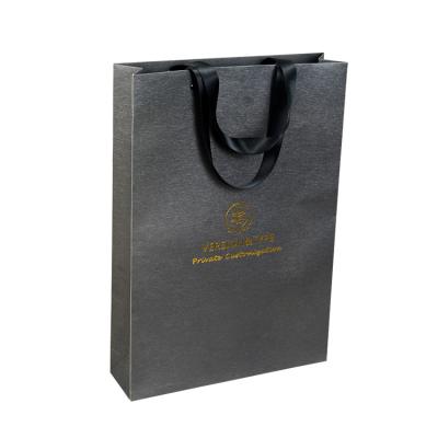 China 250Gsm Paper Bag Printing , 280mmx80mmx400mm Handle Shopping Bag for sale