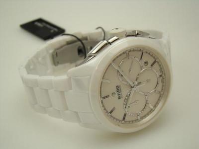 China Rado Hyperchrome Automatic Chrono Watch White Ceramic for sale