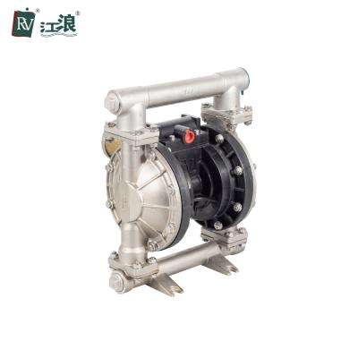 China Sulfuric Acid Transfer Stainless Steel Diaphragm Vacuum Pump With PP Air Center 1Inch à venda