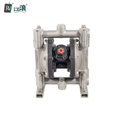China 1/2 Inch 316 Stainless Steel Pneumatic Diaphragm Pump For Water Oil Lotion Transfer for sale