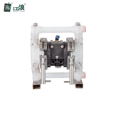 China Polypropylene Air Operated Diaphragm Pump Suction Lift 5m Self Priming    3/8