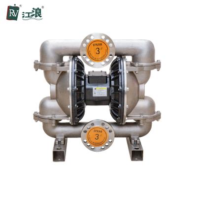 China 3 Inch Stainless Steel Diaphragm Pump Air Operated 270 Gpm for sale