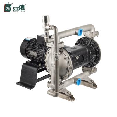 China 1 1/2 Inch Motor Diaphragm Pump Liquid Transfer SS316  Pneumatic for sale