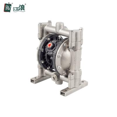 China Micro Miniature Air Operated Stainless Steel Diaphragm Pump 316 1/2