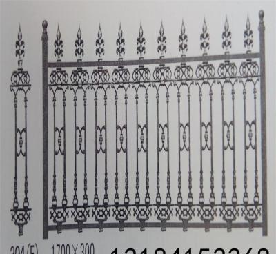 China Galvanized Steel Pipe Fence and Cheap Wrought Iron Fence Panels for Sale / Fence Panels Square Tube for China,anping for sale