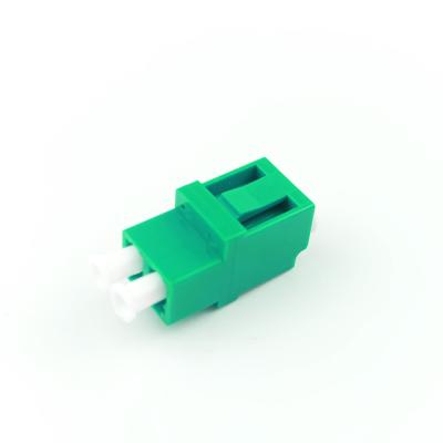 China Adaptador de fibra óptica de APC B LC sin orejas verde para aplicaciones FTTH en venta