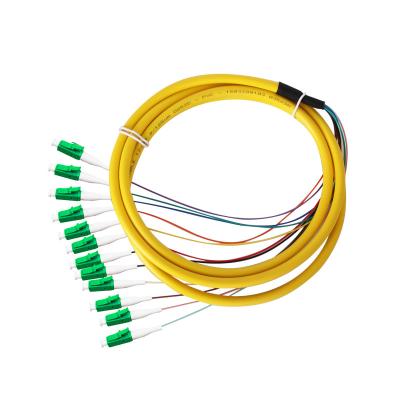 China Conexión de fibra óptica Mejor LC APC Pigtail de fibra óptica con 5 en venta