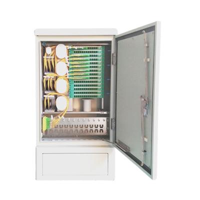 China 10 144-Core FTTH Outdoor Fiber Distribution Cabinet for Telecom Network High Capacity for sale