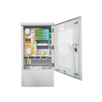 China 144 Capacity Wired LAN Fiber Distribution Cabinet for Urban Rural Broadband Networks for sale