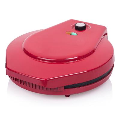 China Ningbo factory 12 Inch Non-Stick Calzone Maker Pizza oven in Red Home Use Fast FunElectric Multi Pizza Maker for sale