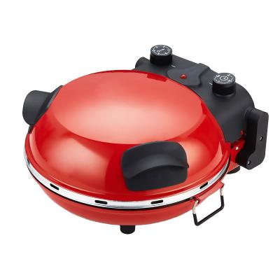 China Small Kitchen Appliance 12 Inch Rotating Electric Pizza Maker for sale