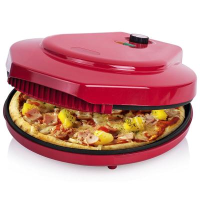 China Non-Stick 12 inch pizza maker machine voor thuis 1450W elektrische pizza oven Te koop