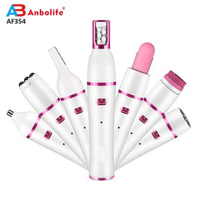 China 7 In 1 Ladies Personal Care Products Electric Manicure Set Eyebrow Nose Trimmer Women Grooming Kit for sale