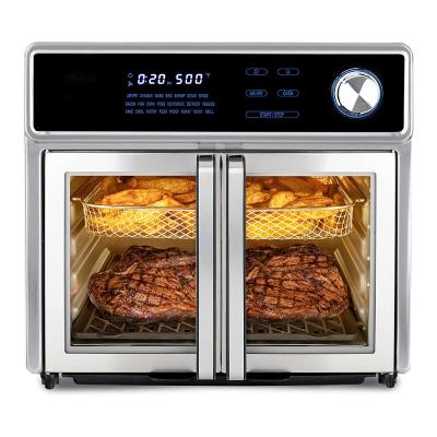China 1700W Air Fryer Ovens French Door 5.5L 6.5L 23L Healthy Oil Free Stainless Steel for sale