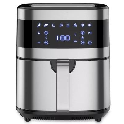 China Automatic XL Air Fryers 8L 7L 6.5L 5L Big Power Healthy Oil Free Cooking Electric Deep Air Fryer for sale