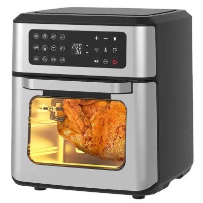 China Steam Digital Air Fryer With Digital Screen Stainless Steel Rotisserie Chicken Grill Machine for sale