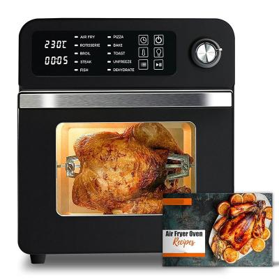 China Electric Pizza Oven Roast Bake Grill Dehydrate Stainless Steel 15L Airfryer for sale