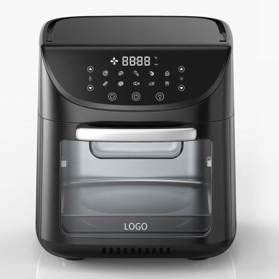 China 1800W Digitale Luftbrenner Heißluftbrenner Smart Touchscreen 12L Ölfreie Luftbrenner Ofen zu verkaufen