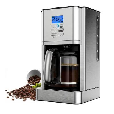 China Automatic Electric Espresso Coffee Maker Machine With Grinder Home Commercial for sale