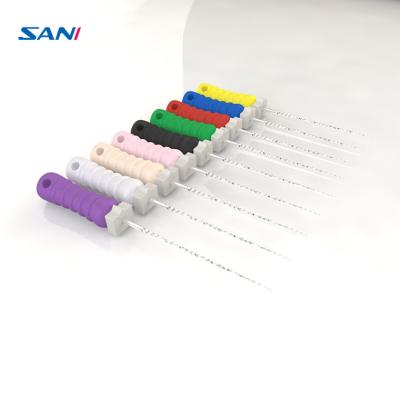 China 28mm K Files In Dentistry 6pcs Per Pack K Type Files Endo for sale