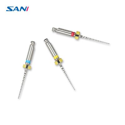 China Children Endodontic 3pcs/Pack Niti Rotary Files ISO Certification for sale