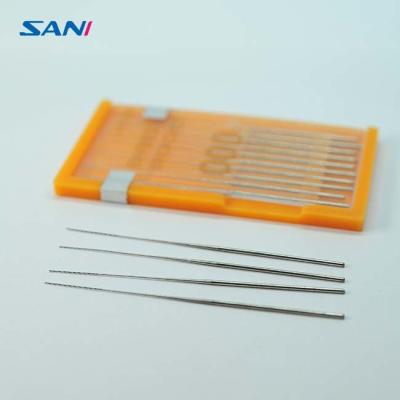 China FDA 21mm Dental Barbed Broaches Smooth Surface Endodontic Materials for sale