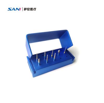 China Metal 10packs/Box Safe End Diamond Finishing Burs In Dentistry for sale