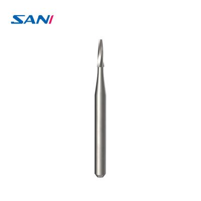 China Coroa dental de aço do carboneto do tungstênio que corta instrumentos dentais de alta velocidade de Burs à venda