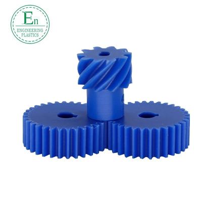 China Acetal de Delrin da resina que faz à máquina a roda de engrenagem de nylon material da cremalheira de engrenagem do CNC à venda