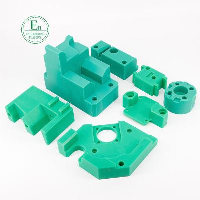 China POM Machining Delrin Lathe CNC Plastic Block Wear Resistant Heat Sink Parts for sale