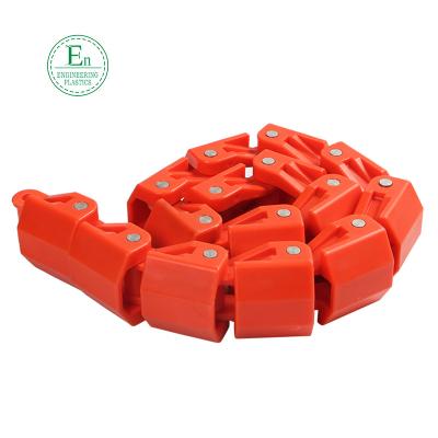China Orange Polyoxymethylene Pom Engineering Plastic Supplier Chain Plate for sale