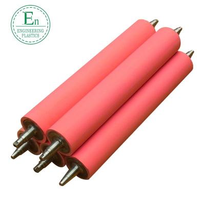 China Wear-resistant polyurethane pu roller rubber coated S roller squeeze roller pinch roller cold rolled PU rubber roller for sale